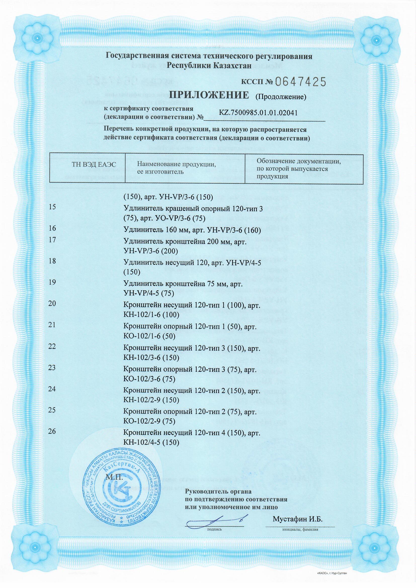 Certificate for Products Made of Aluminum Alloys-Substructures for Curtain Wall Systems (without coating)